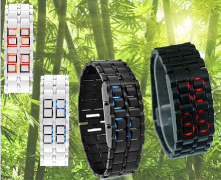 Groupdeal - Supervette armband met horlogefunctie Groupdeal - Supervette armband met horlogefunctie
