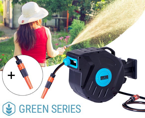 Groupdeal - The Green Series Wandslanghouder met Tuinslang Groupdeal - The Green Series Wandslanghouder met Tuinslang
