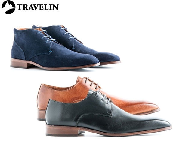 Groupdeal - Travelin Business Schoenen Leer en Suède Groupdeal - Travelin Business Schoenen Leer en Suède