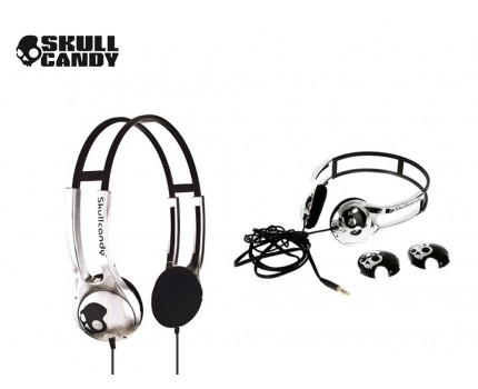 Groupdeal - Trendy en retro tegelijk, deze ultralichte Skullcandy Icon Chrome Koptelefoon! Groupdeal - Trendy en retro tegelijk, deze ultralichte Skullcandy Icon Chrome Koptelefoon!