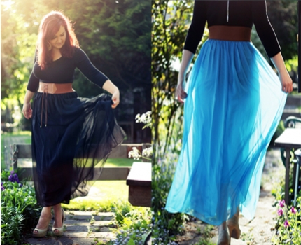 Groupdeal - Trendy Maxi rok; Luchtige zomer rok, verkrijgbaar in 6 kleuren