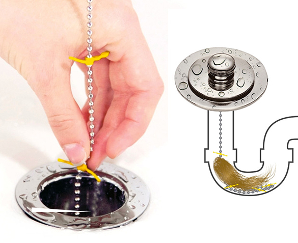 Groupdeal - TWEE DrainWig Hair Catcher ontstoppers Groupdeal - TWEE DrainWig Hair Catcher ontstoppers