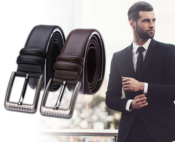 Groupdeal - TWEE Leren Herenriemen Groupdeal - TWEE Leren Herenriemen