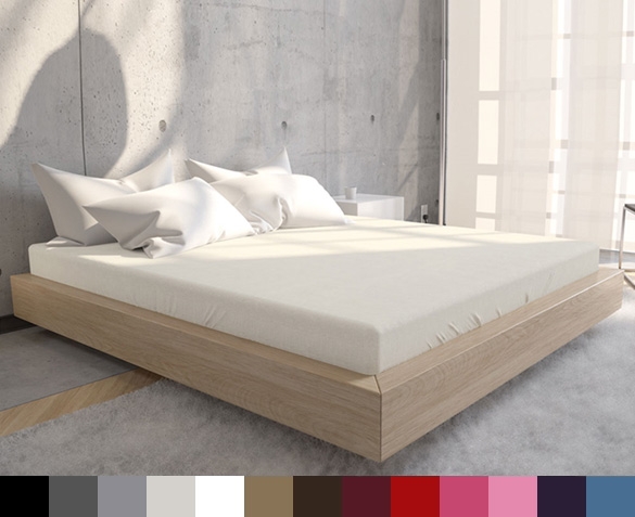 Groupdeal - Twee luxe hoeslakens van Jersey kwaliteit Groupdeal - Twee luxe hoeslakens van Jersey kwaliteit