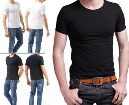 Groupdeal - TWEE mooie, zachte en zeer comfortabele bamboo shirts in zwart en/of wit. Verkrijgbaar in verschillende maten! Groupdeal - TWEE mooie, zachte en zeer comfortabele bamboo shirts in zwart en/of wit. Verkrijgbaar in verschillende maten!