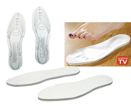 Groupdeal - Twee paar orthopedische Memory Foam Inlegzolen