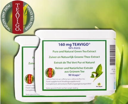 Groupdeal - TWEE potten Teavigo zuiver groene thee extract