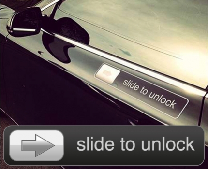 Groupdeal - Unieke Slide-to-unlock sticker; een echte eyecatcher! Groupdeal - Unieke Slide-to-unlock sticker; een echte eyecatcher!