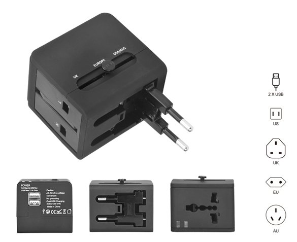 Groupdeal - Universele Reisadapter Groupdeal - Universele Reisadapter