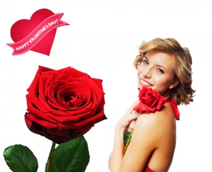 Groupdeal - Valentijns-tip; Een Single Roos in koker met bijpassende glasvaas Groupdeal - Valentijns-tip; Een Single Roos in koker met bijpassende glasvaas
