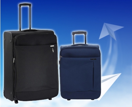 Groupdeal - Veilig op reis met de Samsonite trolley en koffer Groupdeal - Veilig op reis met de Samsonite trolley en koffer