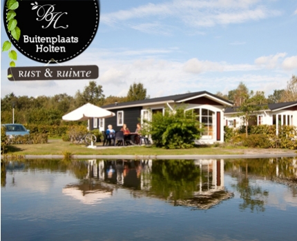 Groupdeal - Verblijf in een chalet op Buitenplaats Holten Groupdeal - Verblijf in een chalet op Buitenplaats Holten