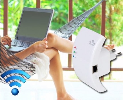 Groupdeal - Vergroot je WiFi signaal met deze Wifi Repeater Groupdeal - Vergroot je WiFi signaal met deze Wifi Repeater