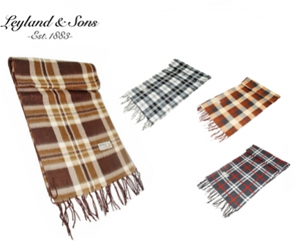 Groupdeal - Versla deze koude winter met een warme sjaal van Leyland & Sons! Groupdeal - Versla deze koude winter met een warme sjaal van Leyland & Sons!