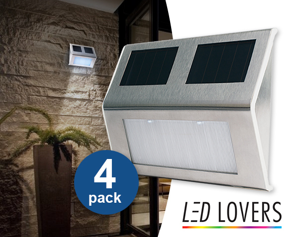 Groupdeal - VIER Solar Led Buitenlampen Groupdeal - VIER Solar Led Buitenlampen