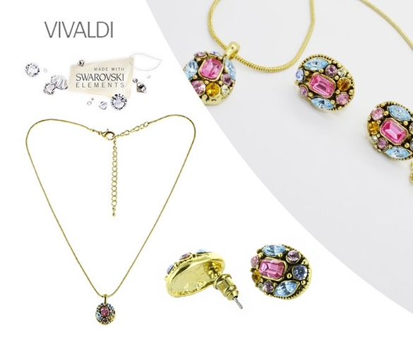 Groupdeal - Vivaldi Multikleuren Sieradenset Groupdeal - Vivaldi Multikleuren Sieradenset