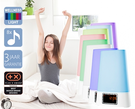 Groupdeal - Wake-up Light van Medisana! Groupdeal - Wake-up Light van Medisana!