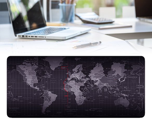 Groupdeal - Wereldkaart Bureau-onderlegger Groupdeal - Wereldkaart Bureau-onderlegger