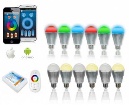 Groupdeal - WiFi LED Lamp(en) via App te besturen! Groupdeal - WiFi LED Lamp(en) via App te besturen!