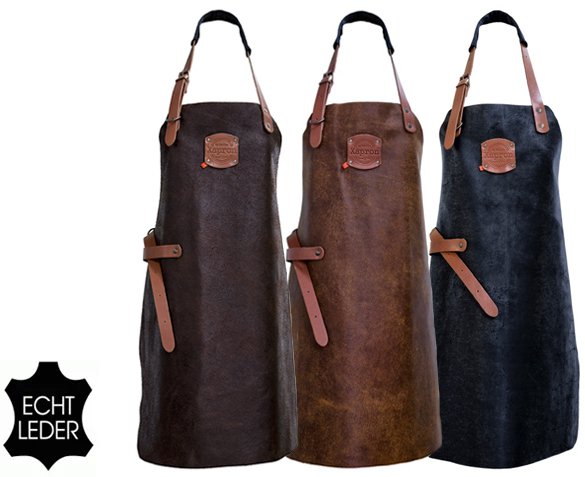 Groupdeal - Xapron Leren BBQ Schort Groupdeal - Xapron Leren BBQ Schort