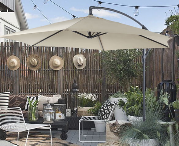 Groupdeal - Zweefparasol 3 Meter Groupdeal - Zweefparasol 3 Meter