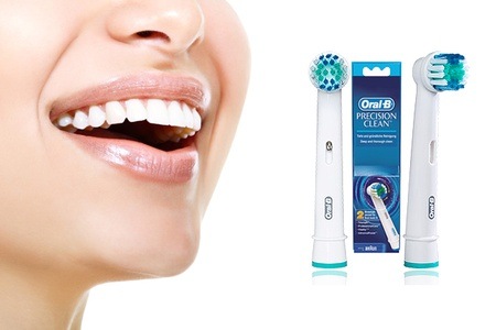 Groupon - 10, 15 of 20 Oral-B opzetborstels Precision Clean Flexisoft (gratis bezorgd)