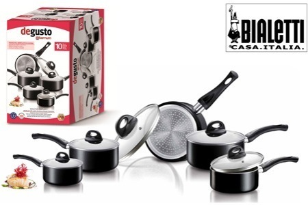 Groupon - 10-Delige Pannenset Van Bialetti: Potten, Braad- En Sauspannen (Vanaf € 39) Groupon - 10-Delige Pannenset Van Bialetti: Potten, Braad- En Sauspannen (Vanaf € 39)
