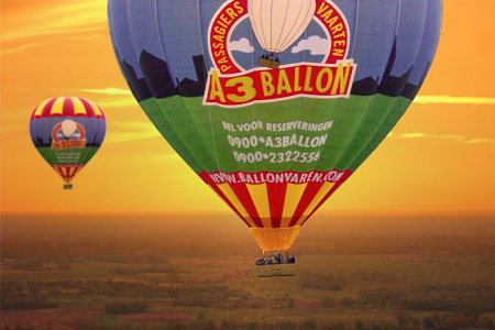 Groupon - € 135 Voor Een 'Vroege Vogel' Ballonvaart Voor Twee Personen Bij A3 Ballon B.v. (Waarde € 270) Groupon - € 135 Voor Een 'Vroege Vogel' Ballonvaart Voor Twee Personen Bij A3 Ballon B.v. (Waarde € 270)