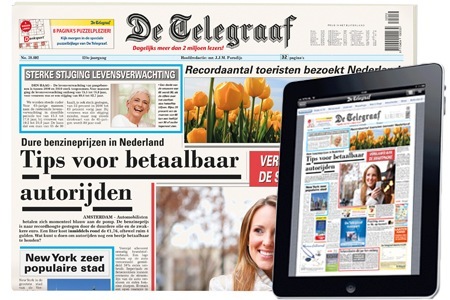 Groupon - € 19,95 voor 10 weken De Telegraaf inclusief digitale toegang, stopt automatisch