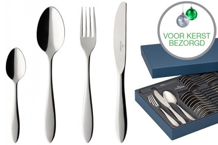 Groupon - 24-delig Villeroy en Boch bestekset in luxe geschenkdoos (gratis bezorging, € 59,99) Groupon - 24-delig Villeroy en Boch bestekset in luxe geschenkdoos (gratis bezorging, € 59,99)