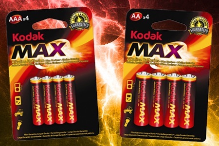 Groupon - € 25 Voor 80 Aa Kodak Max En 20 Aaa Kodak Max Alkaline Batterijen, Zonder Verzendkosten (Waarde € 84)