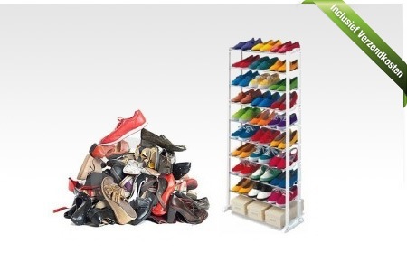 Groupon - € 26 Voor Een Handig Rek Voor Al Je Schoenen, Inclusief Verzendkosten (Waarde € 49,50) Groupon - € 26 Voor Een Handig Rek Voor Al Je Schoenen, Inclusief Verzendkosten (Waarde € 49,50)