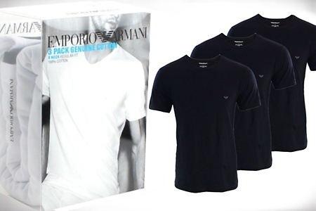 Groupon - 3 Armani T-shirts Groupon - 3 Armani T-shirts