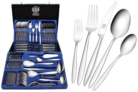 Groupon - 30-, 72- of 110-delige bestekset van GGS Solingen in 2 designs (vanaf € 69,99)