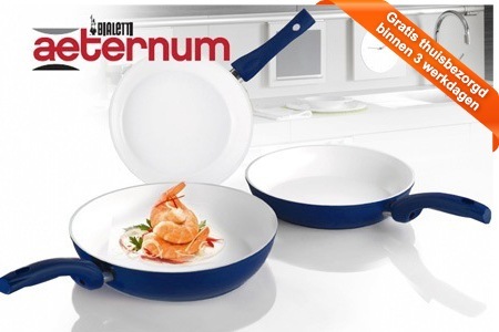 Groupon - € 34,95 Voor Een Driedelige Bialetti Koekenpannenset Met Keramische Antiaanbaklaag Inclusief Verzendkosten (Waarde € 59,95) Groupon - € 34,95 Voor Een Driedelige Bialetti Koekenpannenset Met Keramische Antiaanbaklaag Inclusief Verzendkosten (Waarde € 59,95)