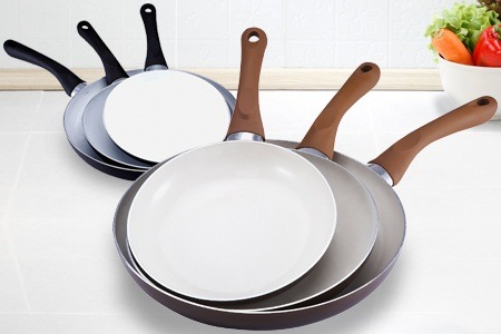 Groupon - 3-delige koekenpannenset met gratis bezorging (€ 29,98) Groupon - 3-delige koekenpannenset met gratis bezorging (€ 29,98)