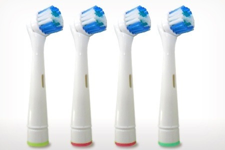 Groupon - 4, 8 of 16 opzetborstels geschikt voor elektrische Oral-B tandenborstels*