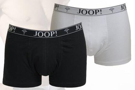Groupon - 4 Joop Boxershorts in zwart of wit (gratis bezorgd)