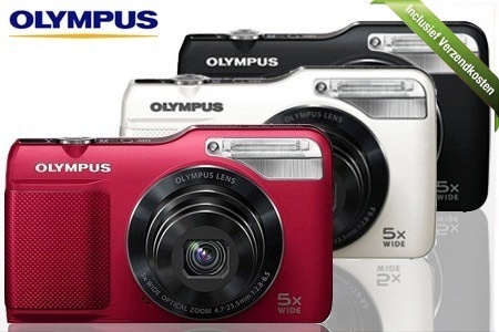 Groupon - € 69,99 Voor De Olympus Vg-170 Digitale Compact Camera In Rood, Zwart Of Zilver