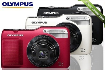 Groupon - € 69,99 Voor De Olympus Vg-170 Digitale Compact Camera In Rood, Zwart Of Zilver Groupon - € 69,99 Voor De Olympus Vg-170 Digitale Compact Camera In Rood, Zwart Of Zilver