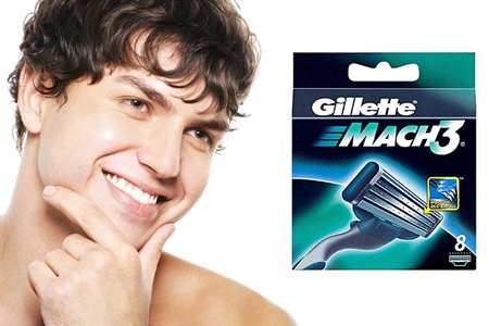 Groupon - 8/16/32 Gillette Mach 3 mesjes Groupon - 8/16/32 Gillette Mach 3 mesjes