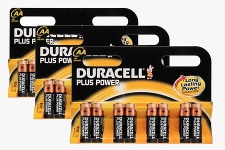 Groupon - 8, 16, 32 of 64 Duracell Plus Power AA Alkaline batterijen (gratis bezorging)
