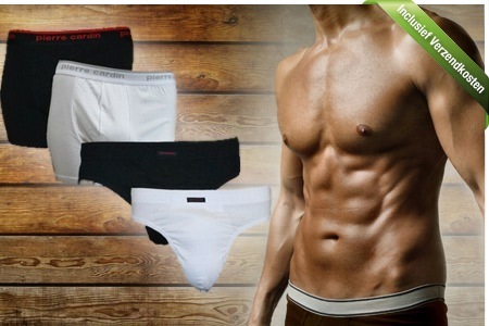 Groupon - 8 Of 12 Boxershorts Of Slips Van Pierre Cardin, Inclusief Verzendkosten (Vanaf € 34)