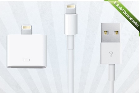 Groupon - Aansluitingen Voor Je Apple: 3 Meter Lange Kabels Voor Je Iphone, Ipad Of Ipod, Eventueel In De Nieuwe Lightning-versie Met Adapter Naar 30-Pins, Incl. Verzendkosten (Vanaf € 12)