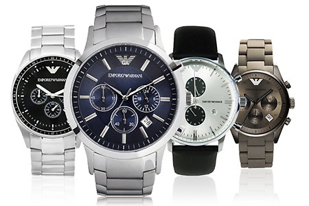 Groupon - Armani horloges m/v, 13 modellen
