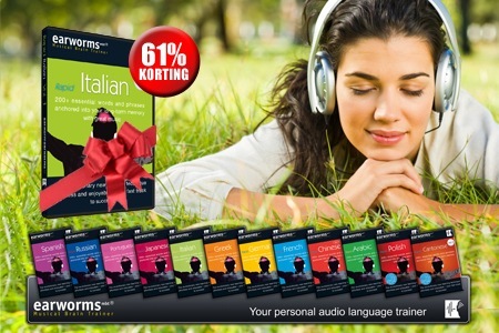 Groupon - Begin Het Nieuwe Jaar Met Een Nieuwe Taal. Leer Een Vreemde Taal Met De Musical Brain Training Cd Van Earworms (Inclusief Verzendkosten)! Groupon - Begin Het Nieuwe Jaar Met Een Nieuwe Taal. Leer Een Vreemde Taal Met De Musical Brain Training Cd Van Earworms (Inclusief Verzendkosten)!