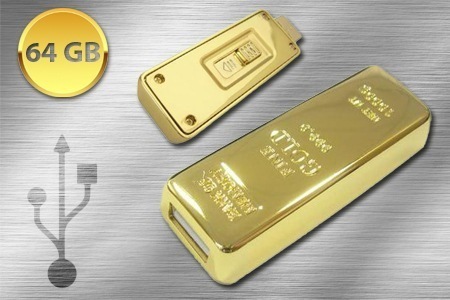 Groupon - Bewaar Een Schat Aan Gegevens Met Usb-sticks In De Vorm Van Een Goudstaaf, Inclusief 5 Jaar Garantie En Verzendkosten (Vanaf € 19,99) Groupon - Bewaar Een Schat Aan Gegevens Met Usb-sticks In De Vorm Van Een Goudstaaf, Inclusief 5 Jaar Garantie En Verzendkosten (Vanaf € 19,99)