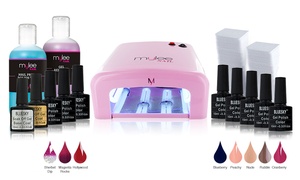 Groupon - Bluesky Nail Gel Kit Met Uv-Licht