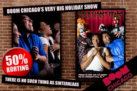 Groupon - Boom Chicago; Toegangstickets ! Groupon - Boom Chicago; Toegangstickets !