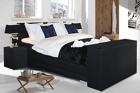 Groupon - Compleet Boxspringbed Met Of Zonder Hypermoderne Multimediabox Waar Je Je Flatscreen In Kwijt Kan Dankzij Scandic Bedden – Verschillende Formaten Beschikbaar, Keuze Uit Zwart En Antraciet, Vanaf € 399 Groupon - Compleet Boxspringbed Met Of Zonder Hypermoderne Multimediabox Waar Je Je Flatscreen In Kwijt Kan Dankzij Scandic Bedden – Verschillende Formaten Beschikbaar, Keuze Uit Zwart En Antraciet, Vanaf € 399